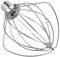 K45WW Drahtpeitsche Edelstahl Schneebesen Aufsatz für KitchenAid Standmixer 4,5 und 5 QT Neigungskopf, spülmaschinenfest