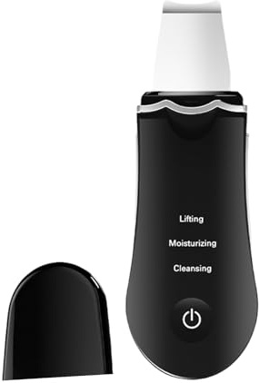 Skin Scraper for Face, Rechargeable Facial Spatula Tool – Ultrasonic Cleaner for Deep Cleansing and Facial Massage