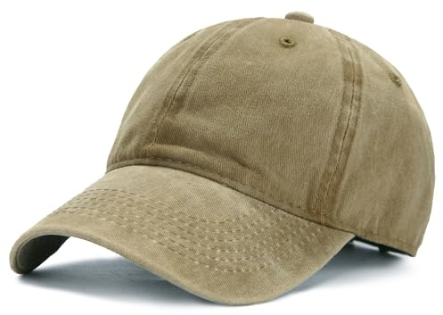 Edoneery Men Women Baseball Cap-Low Profile Adjustable Washed Cotton Golf Dad Hat