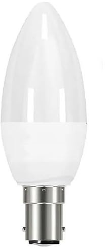 Eveready 6 watts 40 watts LED Candle Light Bulbs SBC B15 Small Push in Cool White Pack of 10