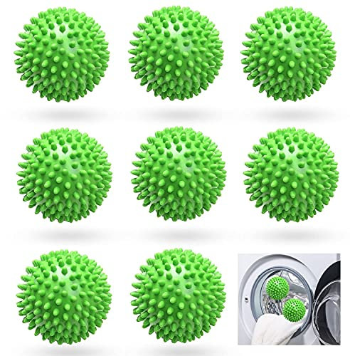 Adiya Palla Per Asciugatrice 4/6 / 8pcs, Essiccatore Di Sfere Di Sfere, Sfere Di Asciugatrice Per Asciugabiancheria, Palle Per Lavanderia Soffice, Palline Riutilizzabili Asciugatrice, Lavanderia Asciu