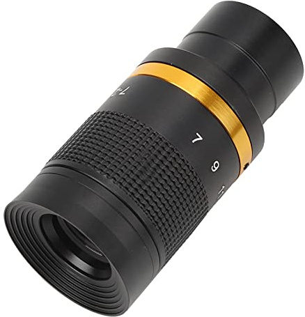 Astronomical Telescope 7‑21mm, Continuous Zoom Eyepiece Observation Zoom Eyepiece 1.25 Inch Set Inch 31.7 MM Black