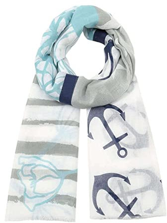 Leoberg Unisex Sommer-Schal Tuch Damen Herren - Modeschal Modetuch in Mehrfarbig-203075