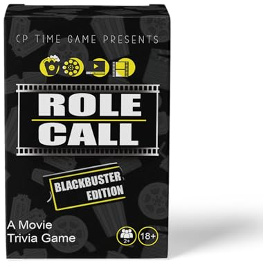 CP TIME Role Call: Blackbuster Edition - Movie Trivia Game for Adults, Black Culture Games, Family Fun, Great for Family Game Nights!