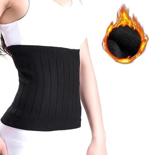 SPORWAY Kaschmir Nierenwärmer Rückenwärmer Damen: Leibwärmer Winter Wärmegürtel Nierenschutz, Elastisch Taille Unterstützung Wärmer Taillen Beschützer Gürtel Hüftwärmer Wärmeschutzwinter (1)