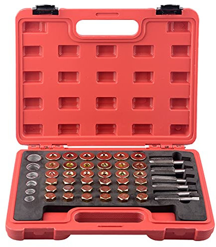 DAYUAN 114 pezzi coppa olio riparazione vite pallido olio kit di riparazione M13 x 1,25 | M13 M15 M17 M20 M22 x 1,5