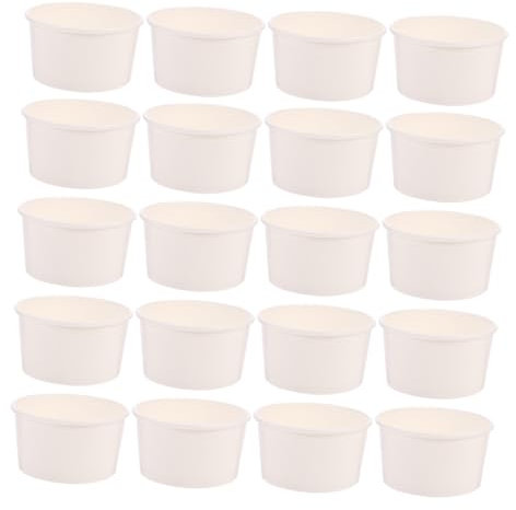 WRITWAA 100pezzi Coppette Di Per Gelato Da Coppette Usa e Getta Per Dessert Budino Mousse Gelatina Per Negozi Al Dettaglio