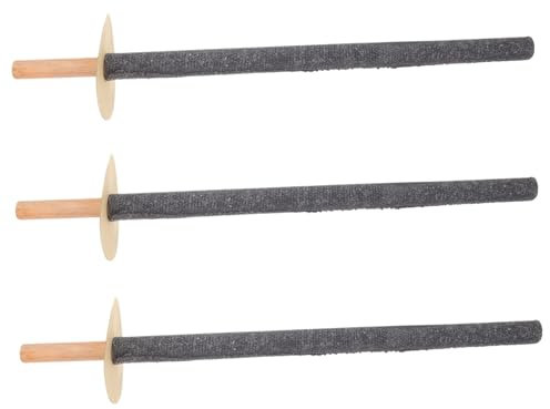 Mipcase 3pezzi Torce Da Per Esterni Torcia in Legno Con Rivestimento Resistente Intemperie Torcia Portatile Per Decorazioni Da Luminosa Per All