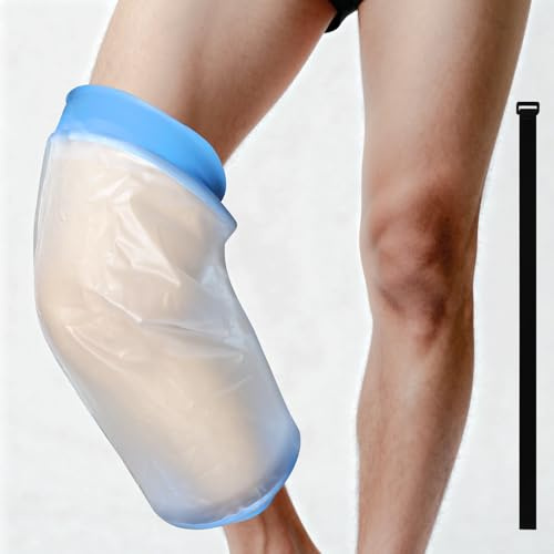 Protector de Escayola Impermeable para Adulto, Funda Reutilizable Para Pierna, Rodilla, Tobillo, Pie, Mantenga el Vendaje Seco Durante el Baño y Ducha