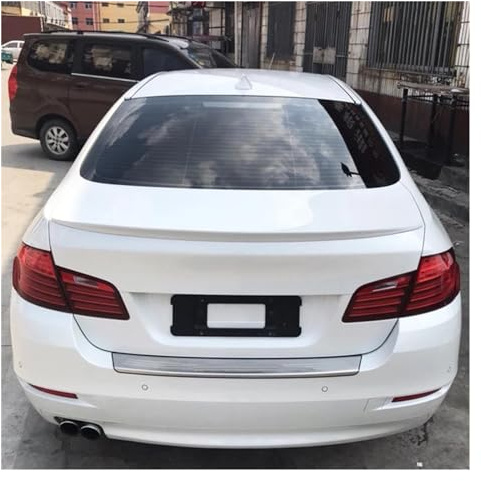 Bilsvansvinge Baklucka Bilspoilervingar För BMW 5-serie För M5 F10 2010-2016 Sedan 4-dörrars Exteriör Styling Tuning Tillbehör Bakvinge bilspoiler(VIT)