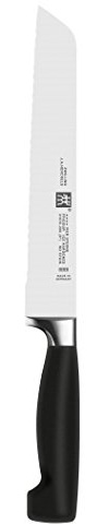 HENCKELS Zwilling J.A Twin Four Star 8-Inch High Carbon Stainless Steel Bread knife