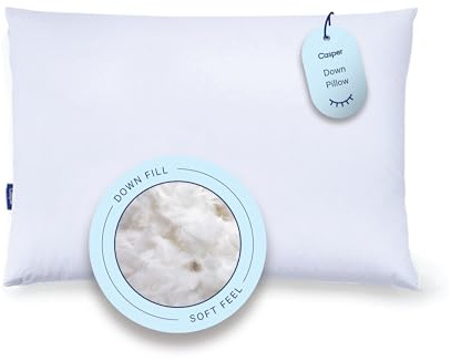 Casper Sleep Down Pillow for Sleeping, King, White