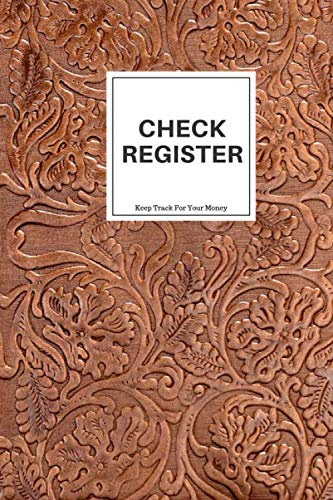 Check Register: Keep track of your money, your check account | 108 pages | large print check registrer | Durable Softcover | Balance Ledger for ... | Check Register for Personal Checkbook