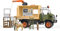 SCHLEICH 42475 WILD Life Großer Truck Tierrettung, 45 Teile Spielset mit 2X Tierfiguren, 1x vollbewegliche Ranger-Figur und Zubehör, Spielzeug für Kinder ab 3 Jahren