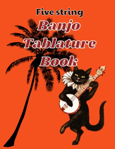 Five String Banjo Tablature Book: Blank Journal for Musicians, Writing Notes, Five-String Banjo Tab Notebook for Bluegrass Banjo Pickers & Folk Musicians, 8.5x11100 Pages, Matte Cover, Gift