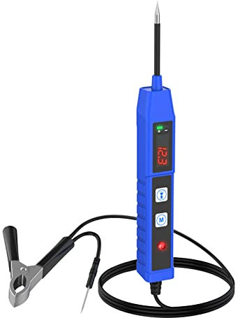Spannungsprüfer Kfz Circuit Tester Auto - BELEY DC 9V-30V Automotive Power Circuit Probe Kit mit digital Bildschirm, kfz Prüflampe(Polaritäts/Durchgangsprüfung/Spannungsmesser/Temperaturprüfung)