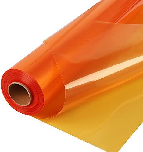 POPGIFTU 86CM x 30M Cellophan Rolle Gold, 3Mil Dick Transluzent Gold Geschenkfolie, Große Zellophan Geschenkpapier Wrap für Blumen, Snack, Geschenkkörbe, Kunst und Handwerk und vieles mehr