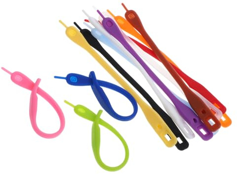 Holibanna 12 Pezzi Ciondoli Per Calice Da Vino Etichette in Silicone Per Banchetti Feste Segnabicchiere Per Bicchieri
