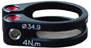 Halsband Sadelklämma för sadelstolpe Klämma för cykel för mountainbike/landsvägscykel 31,8 34,9 mm (31,8 mm)