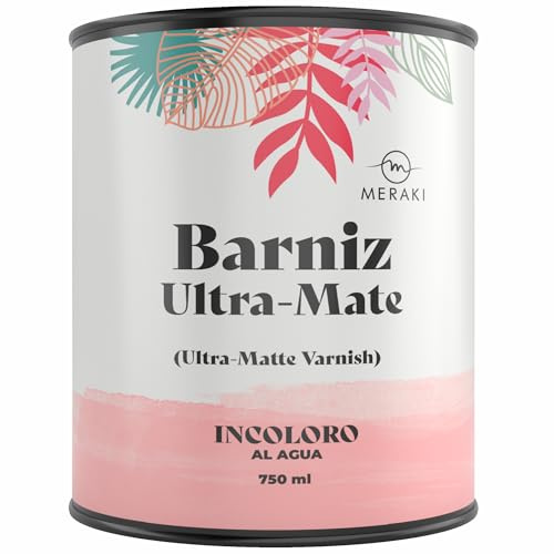 Meraki Barniz al agua acabado ultramate, incoloro (750ML)