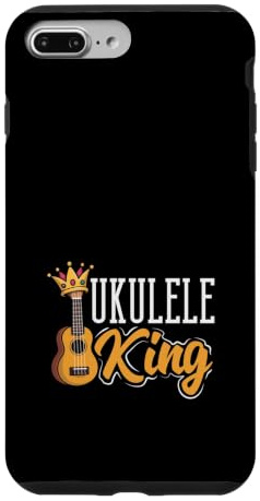 Ukulélé King Music Instrument Player Crown Coque pour iPhone 7 Plus/8 Plus