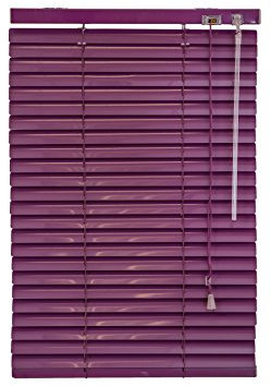 Sunlines Klemmfix-Jalousie Fixmaß, Metall, Flieder, 40 x 60