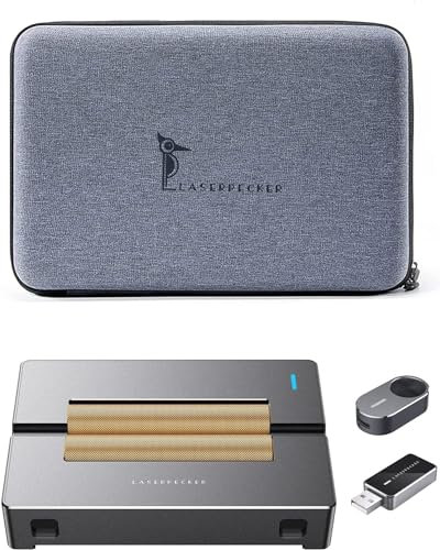 LaserPecker LP2 Electric Rotating Roller Engraving Machine Accessories for LP2 Laser Engraver, for Engraving Cylindrical Objects (Water Bottles, Wine Glasses, etc.,) Engraving Area of ​​2000 * 100mm