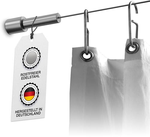 Seilspannsystem Edelstahl 3 Meter, verdeckte Verschraubung, Seilspanngarnitur gebürstet - PHOS Design