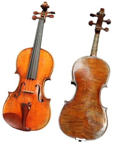 SET Di Custodia Per Violino Per Violino Antico A Mano Acustica Con Top In Abete Rosso E Fondo In Acero 4/4