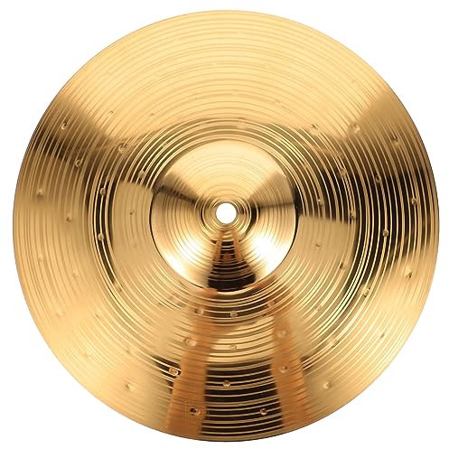 BESTonZON Practice Drum Cymbal Hochwertigem Splash Becken Leicht Und Tragbar Für Schlagzeuger Übungszubehör Für Anfänger Und Studenten