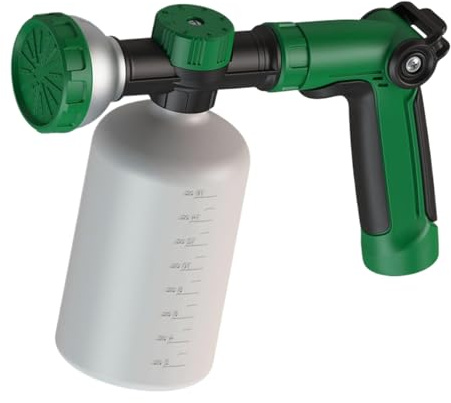 Gräsmatta Sprayer – slangblandningsflaska, justerbar munstycksapplikator | slangspruta med flaska, gödselmedelsspray utomhus används i trädgårdsarbete, vegetabilisk hydra
