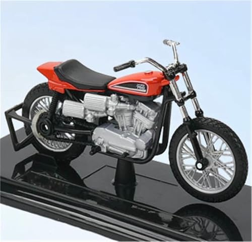 1/18 legeringsmotorcykel Diecast-För modellleksaker present till För Harley Davidson XR750 1972 Racing
