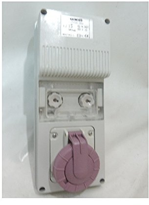 flexiblem Sockel 2P violett BT 24 V Trafo 24 V integriertem Leistung 160 VA Unterputz Schutz Sicherungen E14 (nicht inkl.) IP55 Gewiss gw66360