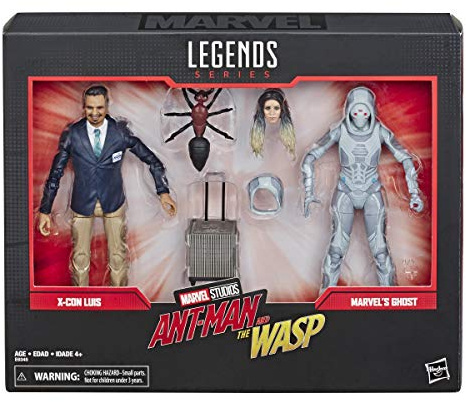 Marvel Legends Series Ant-Man & The Wasp 15,2 cm große Filminspirierte X-Con Luis Ghost Sammel-Actionfigur, 2 Stück