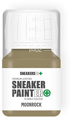 SNEAKERSER SNEAKER PAINTER Premium Leather Flexible Sneaker Paint for Sneakers, Trainers, Shoes and Footwear: MOONROCK - 30ml