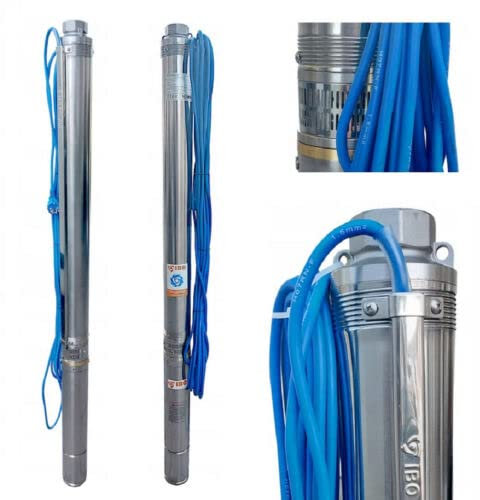 Hochwertige IBO 3,5 Tiefbrunnenpumpe 6600L/h - 6,5 bar sandverträglich 5%