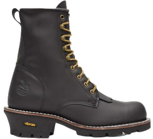 Georgia Boot Men's Forestry Logger Work Boot, Black, Size 8(M)