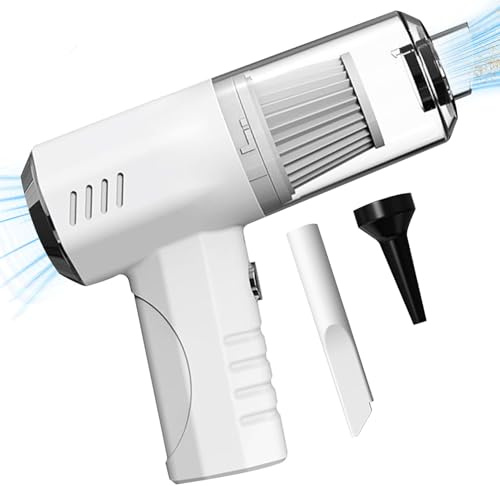 Ruwshuuk Aspiradora de Mano Inalámbrica,Aspiradora de Mano Inalámbrica,Aspiradora limpiadora de Mano para automóviles - Limpiador portátil de Polvo para colchones, Granos, Granos de café, restos de