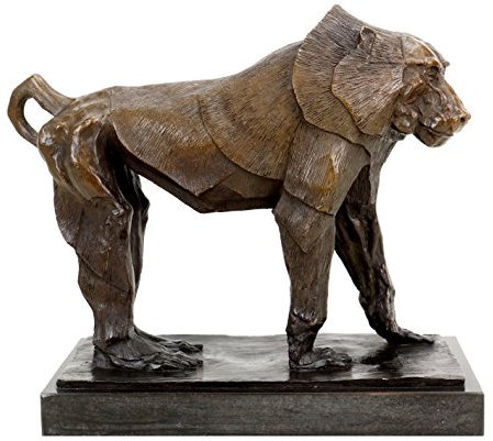 Rembrandt Bugatti Konst och Omgivning – Begränsad Bronsskulptur – Mantelpavian Bronsfigur – Affe av Brons – Djurfigur – Affelskulptur – Modern Konst – Köp Skulpturer Online