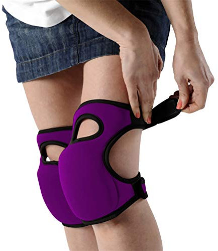 Genouillères de Protection, Genouillères de Jardinage Protecteur de Genou en Mousse Souple avec Sangles Doubles pour travaux de Nettoyage de Jardin Planchers à récurer