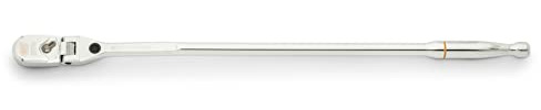 GEARWRENCH, 81376, 1/2-Zoll-Antrieb, 120XP, Flexkopf-Ratsche mit poliertem Griff, 63,5 cm Länge
