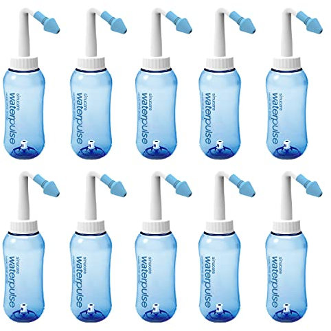 Waterpulse 10x douche nasale 300ml YT-300 Neti Pot Hydro Nettoyage nasal pour adultes et enfants, vente en gros, prix bon marché