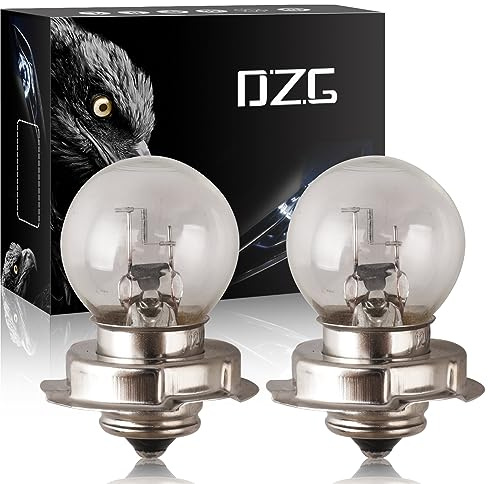 DZG P26S Halogenlampa S3 15W 3000K Gul 12V Motorcykel Skoter Främre Strålkastare 2 Stycken