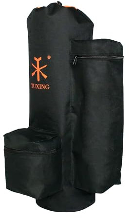 TUXING Pcp Kohlefaser-Tank, Paintball-Lufttank und Zylinder-Tragetasche, Rucksack, 3 l/6,8 l/9 l, 6,8 l, Schwarz, Large, Camouflage