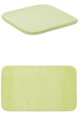 Gözze Badteppich Rio Premium 2er Set, 50x45 cm + 60x100 cm, Farbe: Limone