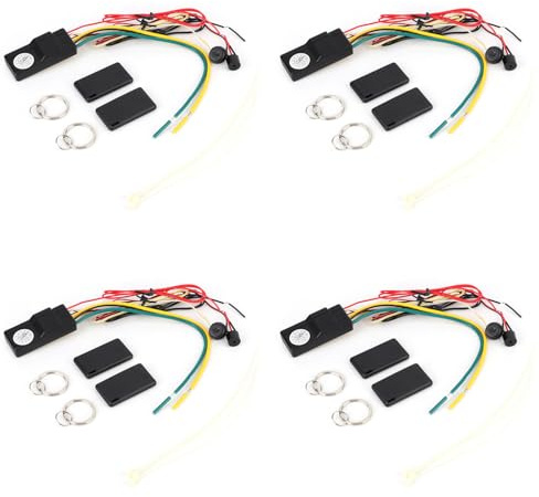 Yctze 2 Piezas de Inmovilizador Inalámbrico para Coche, Bloqueo de Motor, Antirrobo, Alarma Inteligente para Coche