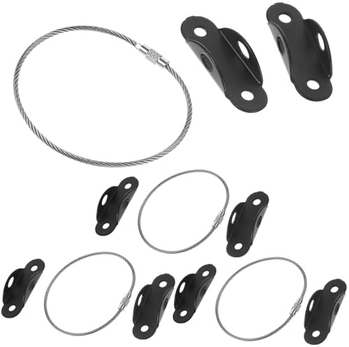 BATHVEVE Kit Ancoraggio Mobili 4 Set Cinghie di Sicurezza in Lega e Acciaio Inossidabile, Facile da Installare per Prevenire Ribaltamenti di Cassetti e Mobili per Ragazzo Ragazza