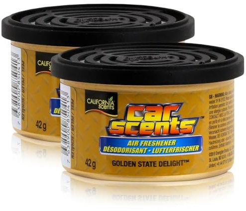 2X California Scents Car Scents Golden State Delight Lufterfrischer Raumerfrischer Autoduft 7022