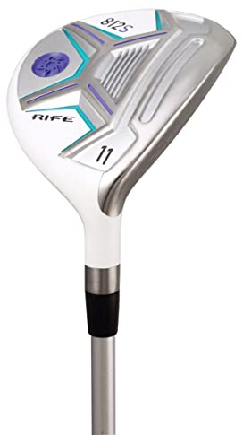 Rife Golf Women's Rife 812s Offset Golf 11 Wood Golf Club, Right Handed Premium Ultra Forgiving Ladies Flex Graphite Shaft with Tour Velvet Grip