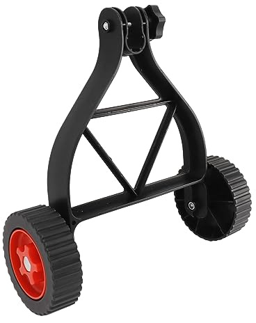 Luqeeg Roue de Support Réglable pour Coupe-Bordures, Roue de Désherbage, Support Auxiliaire, Roues Droites, Fixation de Tondeuse, Roues de Support Réglables Auxiliaires pour Coupe-Herbes